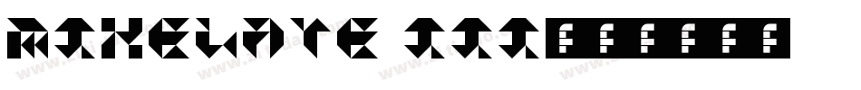 Mixelate III字体转换
